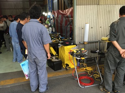 栄光商事株式会社様 お客様感謝実演展示会に出展致しました。